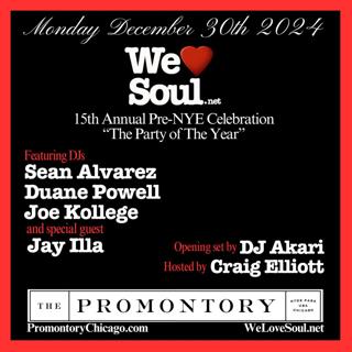 15Th Annual We Love Soul Pre-Nye Celebration 'The Party Of The Year'