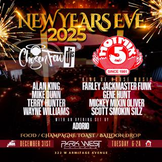 A Massive House Music New Years Eve With The Chosen Few Djs & The Hot Mix 5