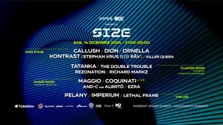 Size #3 W/ Callush, Diøn, Tatanka, Maggio, Ornella, Coquinati, Stephan Krus, Räv