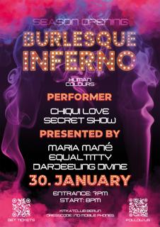 Burlesque Inferno At Kitkat - Season Opening (8 Pm !) The Fusion Of Burlesque & Drag