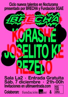 Brecha Y Sgae: Korashe, Joselito Ke Y Rezelo En Sala La2