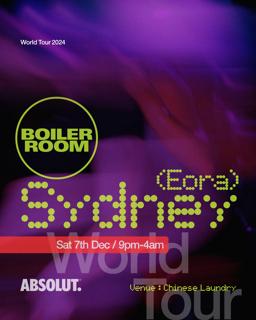 Boiler Room Sydney - Official Afterparty