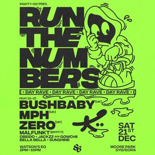 Eightysix Pres. Run The Numbers 001 Feat. Bushbaby, Mph, Zero