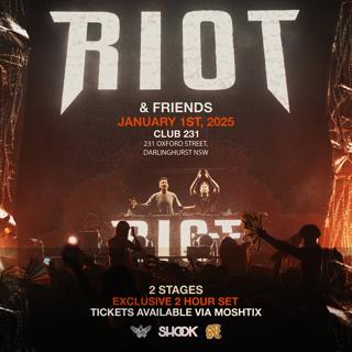 Riot (Usa) & Friends A Night Of Dubstep & Drum N Bass