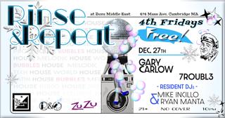 R&R: A Night Of House Music & Bubbles With Gary Carlow, 7Roubl3,