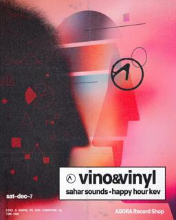 Vino&Vinyl: Sahar Sounds, Happy Hour Kev