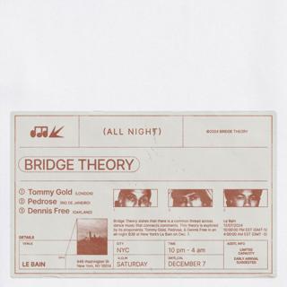 Bridge Theory: Tommy Gold, Pedrose, Dennis Free