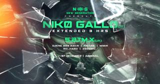 New Generation Presents: Nikø Gallø Extended 3 Hrs / S.B.T.M.X. @Arzenál