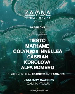 Zamna Presents Tiësto Tulum 2025