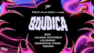 Boudica: Juliana Huxtable, Lolsnake, Samantha Togni, Teecra & Boo