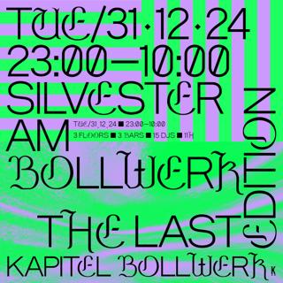 Silvester Am Bollwerk - 3 Floors – 3 Bars – 15 Djs