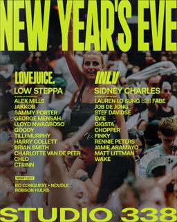 Lovejuice - New Years Eve 2024 - Studio 338 London