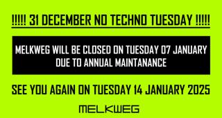 No Techno Tuesday On 31 December