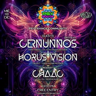 Psy Roots - Psytrance Barcelona / Cernunnos / Horus Vision / Chaac