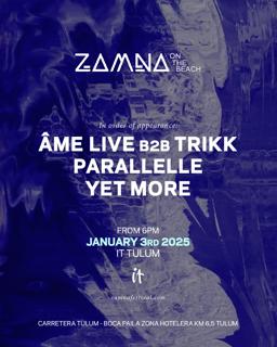 Zamna On The Beach 2025 Pres. Âme (Live) B2B Trikk