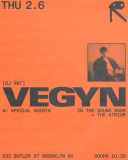 Vegyn [Dj Set] + Special Guests