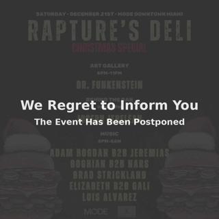 Rapture'S Deli - Family Size X-Mas (Postponed)