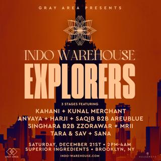 Indo Warehouse: Explorers (All Day, All Night – Brooklyn Takeover)