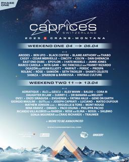 Caprices Festival 2025 - Crans-Montana