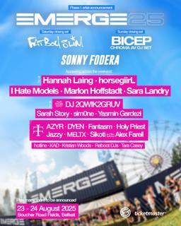 Emerge · Fatboy Slim, Bicep Pres. Chroma, Sonny Fodera, Teletech + More