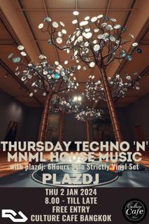 Thursday Techno 'N' Mnml House Music With Plazdj: 6Hours Solo Strictly Vinyl Set