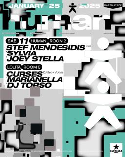 Human: Stef Mendesidis, Curses, Sylvia, Joey Stella, Marianella, Dj Torso