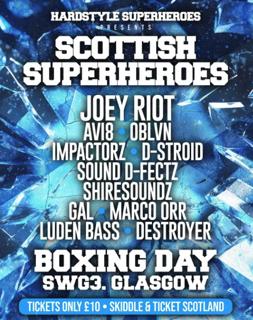 Coloursfest Winter Party Scottish Superheroes