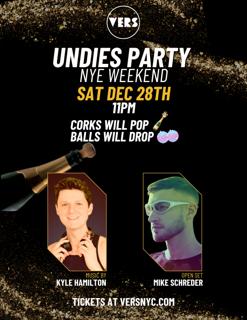 Vers Undies Party: Nye Weekend