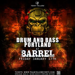 Team Yellow: Drum And Bass Portland At Barrel Room [Former Whiskey Bar]