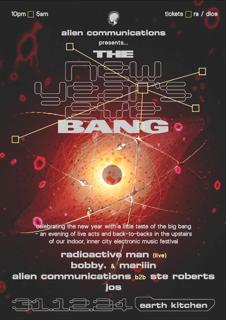 The New Year'S Eve Bang: Radioactive Man Live, Bobby. & Mariiin, Ac B2B Ste Roberts, Jos