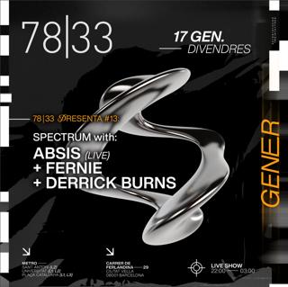 7833 Presents #13: Absis (Live), Fernie & Derrick Burns