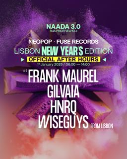 Official After Hours Lisbon Nye: Neopop X Fuse Records