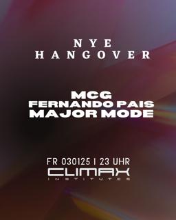 Nye Hangover W/Mcg, Fernando Pais(B-Day), Major Mode