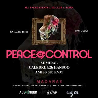 Peace Control [Afro House] At Madarae