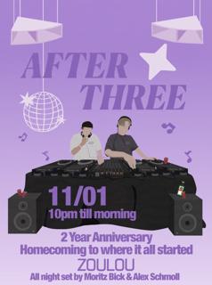 Afterthree - 2 Year Anniversary