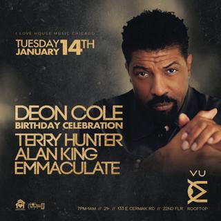 Deon Cole'S Birthday Party On The 22Nd Floor Of Vu Rooftop. House Music