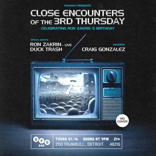 Close Encounters Of The 3Rd Thursday - Celebrating Ron Zakrin'S Birthday