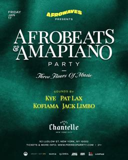 Afrobeats & Amapiano: Afrowaves Party