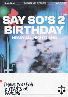 Say So 2Nd Birthday