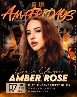 Amafridays!Amber Rose: Live In Glasgow