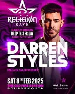 Religion Rave Presents Darren Styles