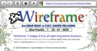 Wireframe 2Nd At Kbar Bday With Cult, Naked Relaxing