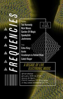 Frequencies 10 Year Anniversary: Thurs & Fri