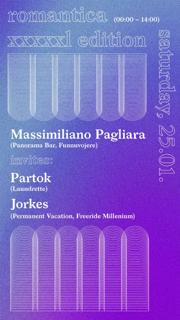 Massimiliano Pagliara (Panorama Bar) Invites Partok (Laundrette) & Jorkes