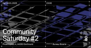 Community Saturday #2 – Free Entry