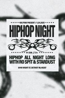 Hip Hop Night: Ro Spit & Stardust