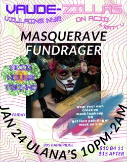 Vaude-Zillas Masquerave Fundrager