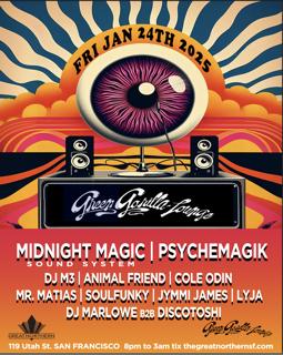 Midnight Magic - Psychemagik - Dj M3 - Animal Friend - Cole - Soulfunky 