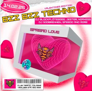 Bzzbzz Techno Valentine'S Rave