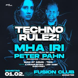 Techno Rulez! With Mha Iri, Peter Pahn A.M